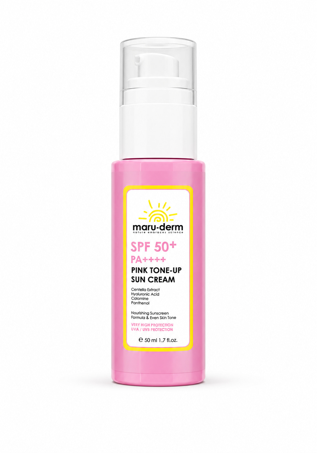 66745fb9-5410-4556-a7cc-a1dd3ac8cf5b واقي شمس ماروديرم SPF 50+ بتأثير Pink Tone Up – حماية عالية وإشراقة طبيعية 50 مل - الصورة 1