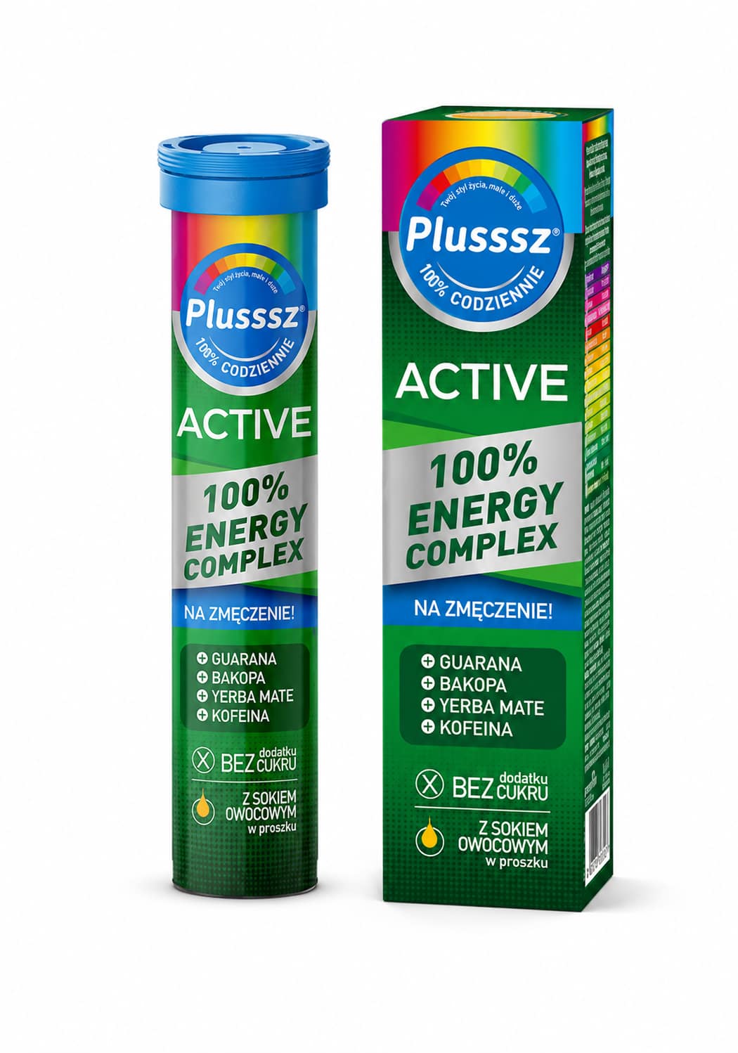 Plusssz Active Energy Complex أقراص Plusssz Active Energy Complex الفوّارة – طاقة وتركيز بدون سكر - الصورة 1