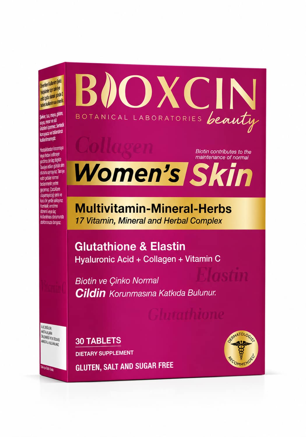 af7c6958-70c8-408d-aefe-6a4bf99c3c3e مكمل BIOXCIN Women’s Skin للبشرة والشعر والأظافر – 30 قرص - الصورة 1