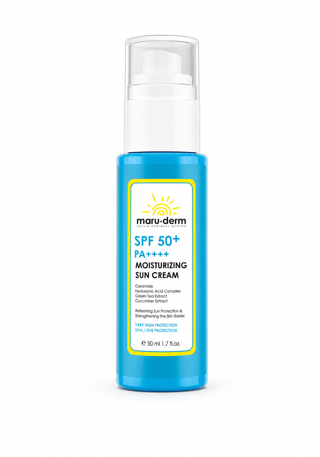 b0ff0381-3b0d-420f-a5e3-908c3e4ad310 كريم واقي شمس مرطب Maruderm SPF 50+ للوجه – 50 مل - الصورة 1
