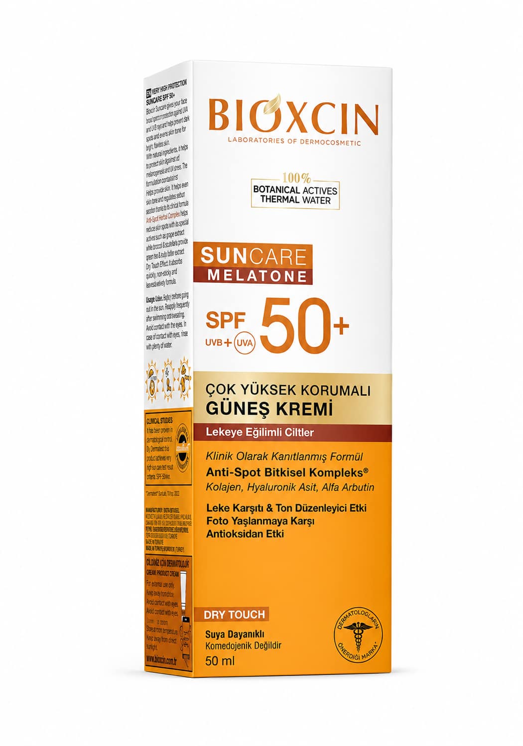fe65cd71-420f-46b5-b562-55dfcb381bdb كريم واقي شمس Bioxcin Melatone SPF 50+ للتصبغات – 50 ml - الصورة 1