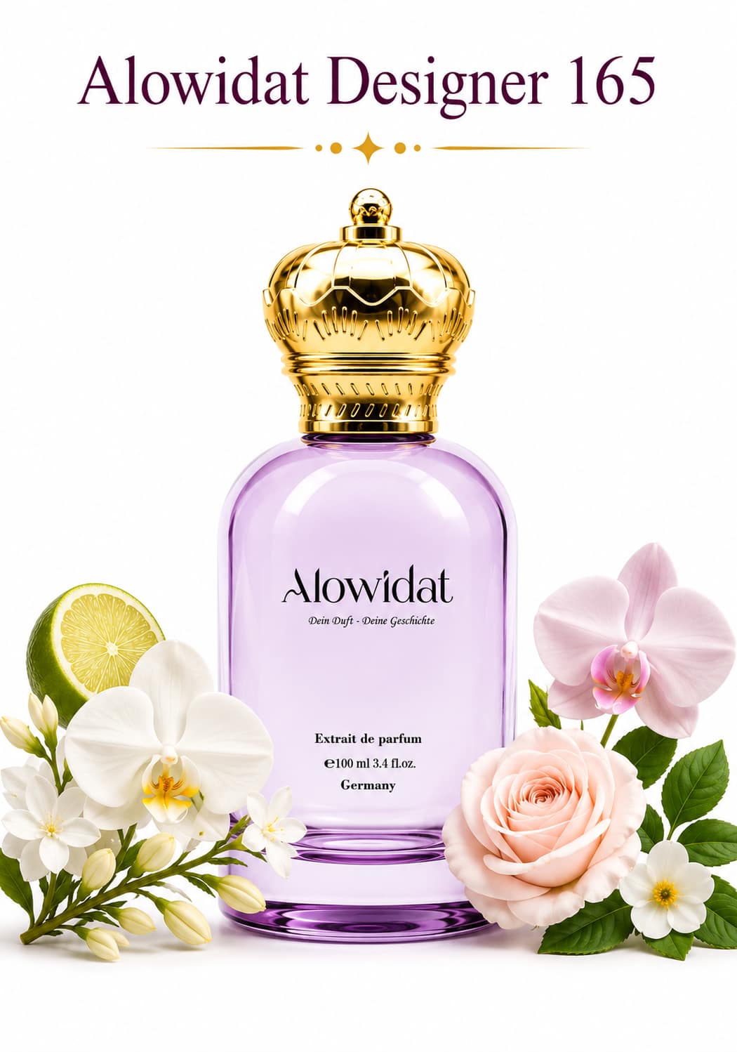 2d07c3ea-43f6-4631-b447-f1b2741e3e5d عطر نسائي Alowidat Designer 165 – زهري أبيض بلمسة باتشولي دافئة - الصورة 1