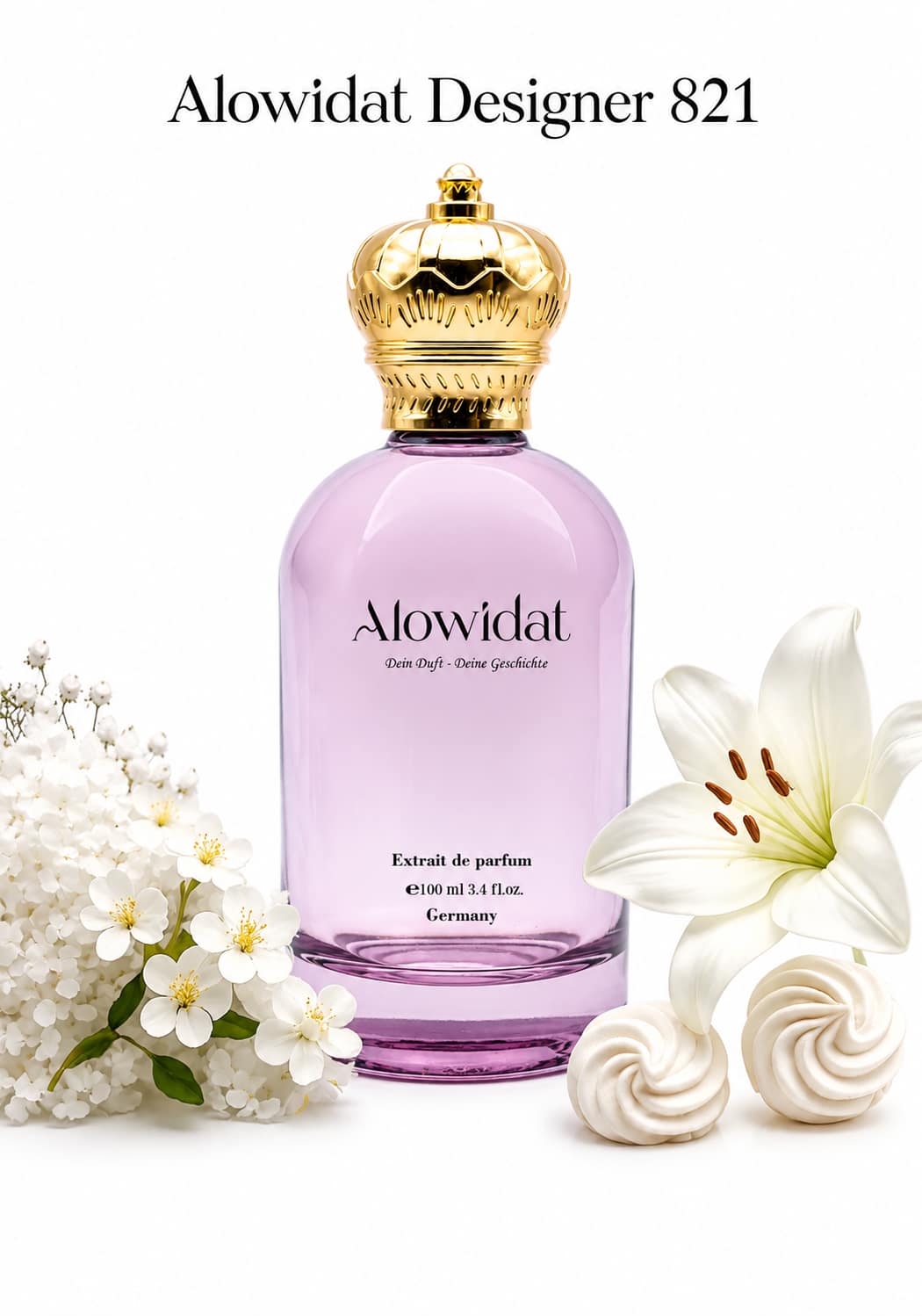 2ee2bf74-569b-49e2-9be6-fb9633ca11c3 عطر نسائي Alowidat Designer 821 – زهري حلو بلمسة ملحية كريمية - الصورة 1