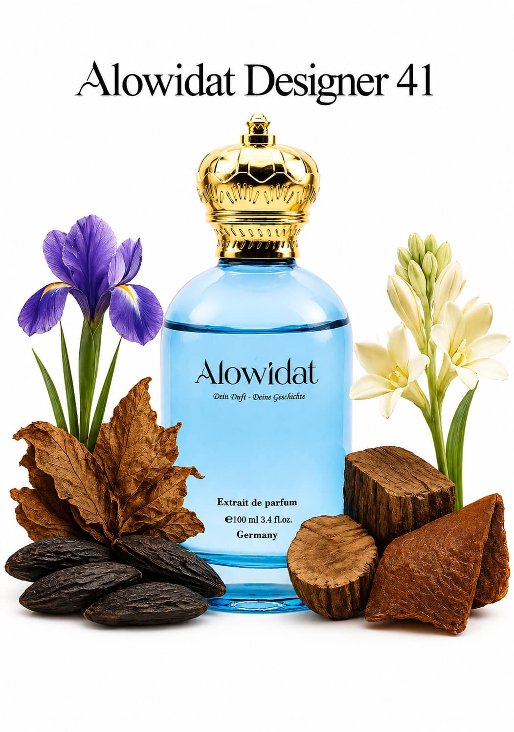 0378e5ed-8bf6-433d-9e43-62aa3258f7ba عطر رجالي Alowidat Designer 41 – خشبي جلدي بلمسة زهرية دافئة - الصورة 1