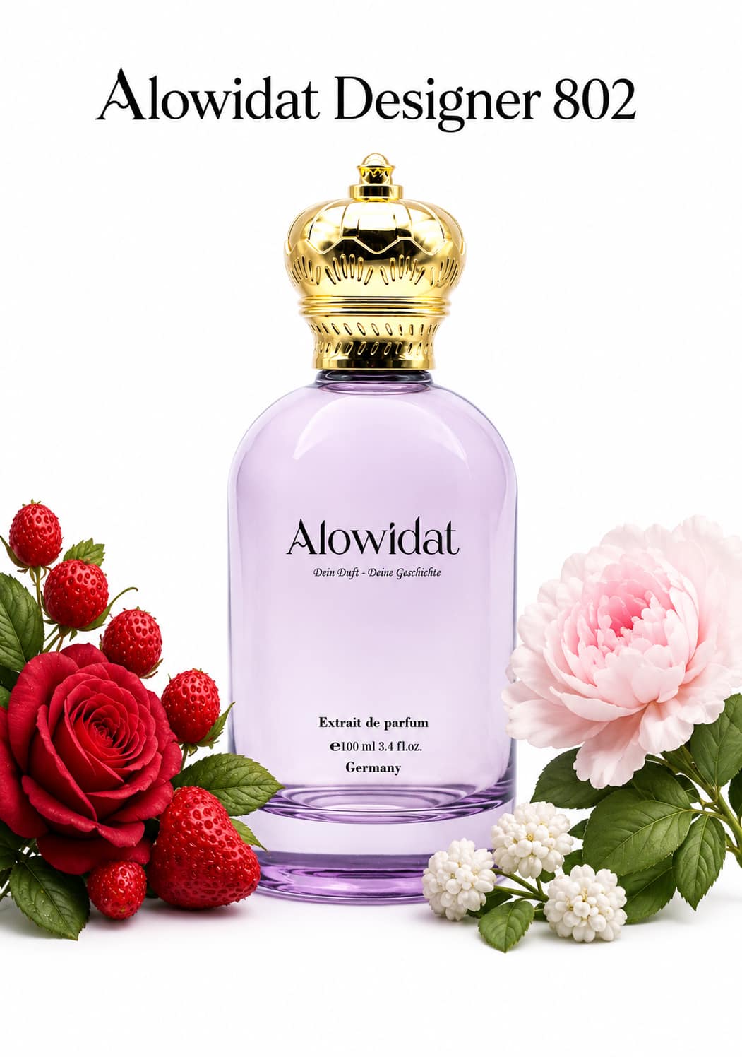 4b3995cf-b390-446b-a67d-7adf1a05aa9c عطر نسائي Alowidat Designer 802 – زهري فاكهي بلمسة مسكية ناعمة - الصورة 1