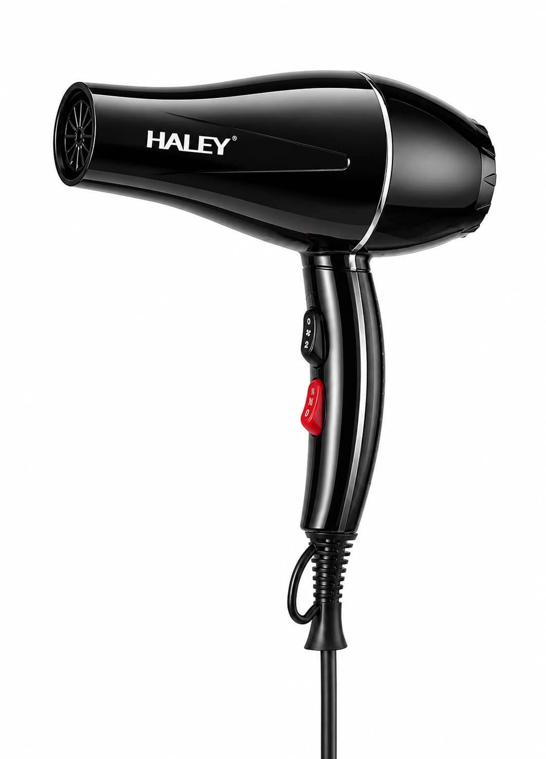 9b16ef2c-db2e-4ec9-b14e-78b4ec300749 مجفف شعر HALEY 1300 واط – هواء ساخن وبارد وتحكم متعدد | HY-4016 - الصورة 1