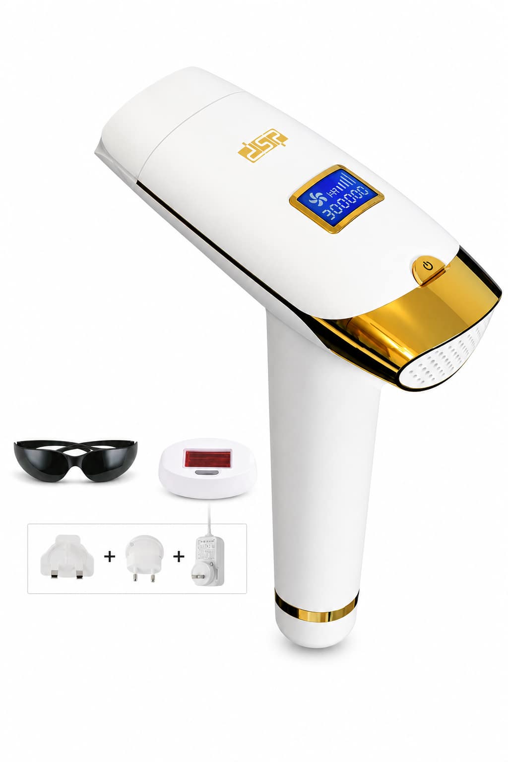 b0adefac-0302-4e22-b84c-b1bc6b25377b.png جهاز إزالة الشعر الضوئي DSP 70152A بشاشة LCD و5 مستويات - الصورة 1
