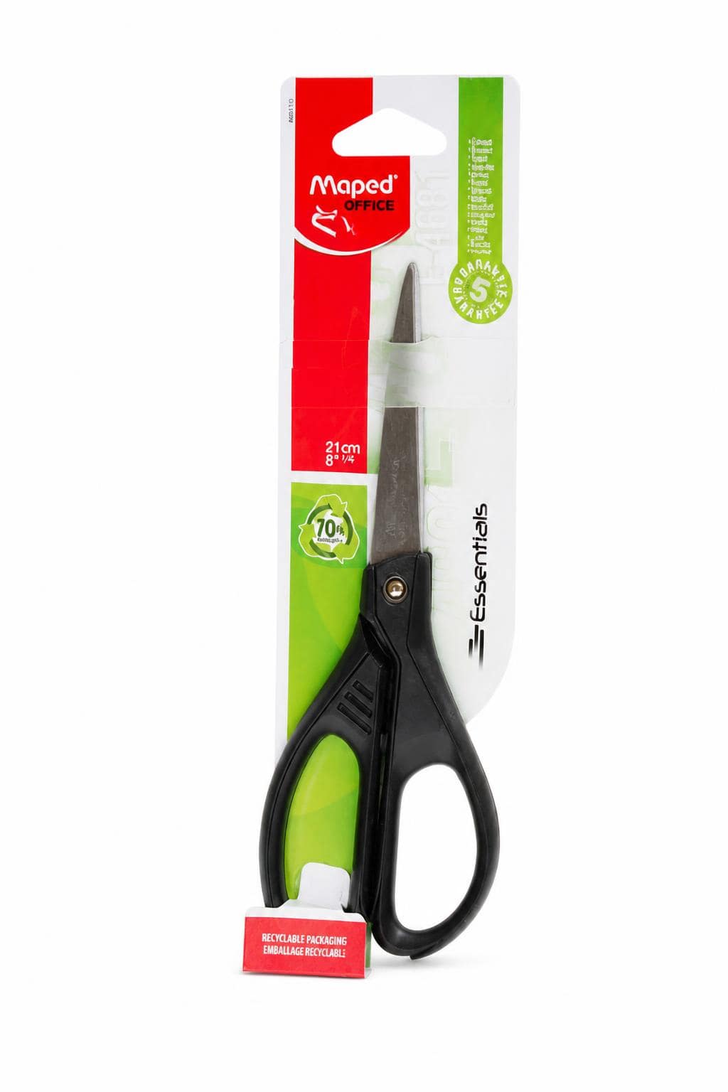 af79a56a-5813-436d-81ef-dc4b978392e7.jpg مقص Maped Office Essentials معدني 21 سم - 3902743 - الصورة 1
