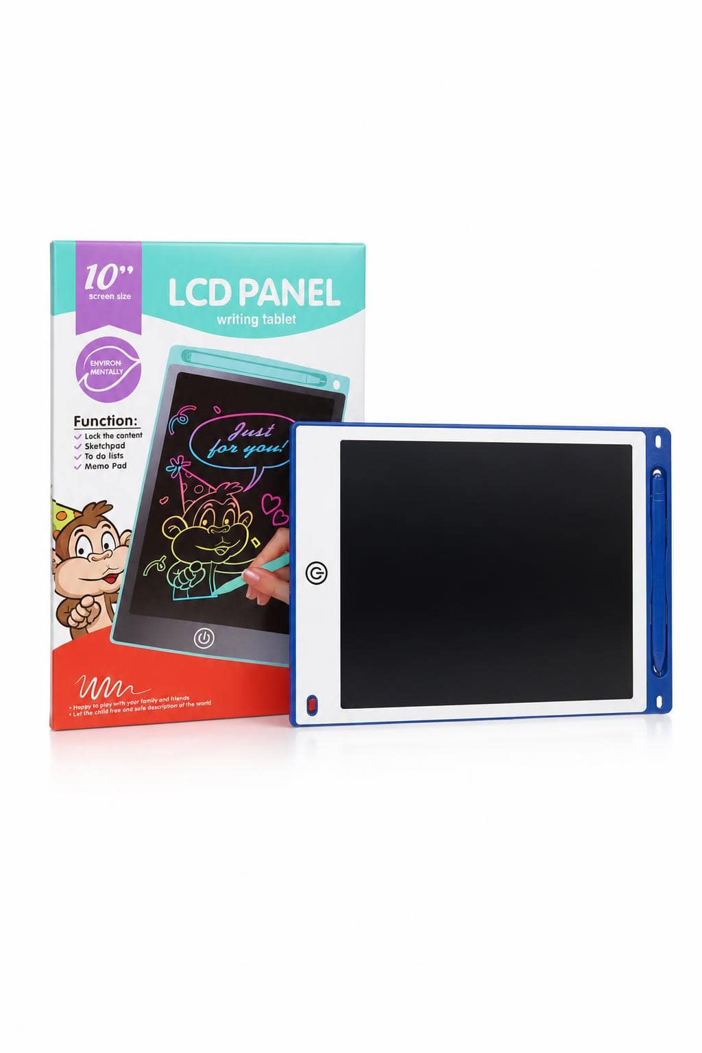 73ad70d8-c6fd-48a4-bc5d-d5cdb975d643.jpg تاب تدريب ورسم ذكي LCD Tablet 10 إنش - 3276353 - الصورة 1
