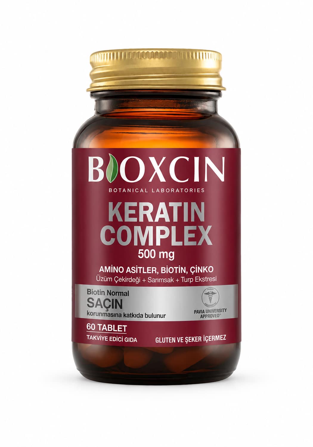 54333 مكمل Bioxcin Keratin Complex للشعر والبشرة والأظافر – 60 قرص - الصورة 1