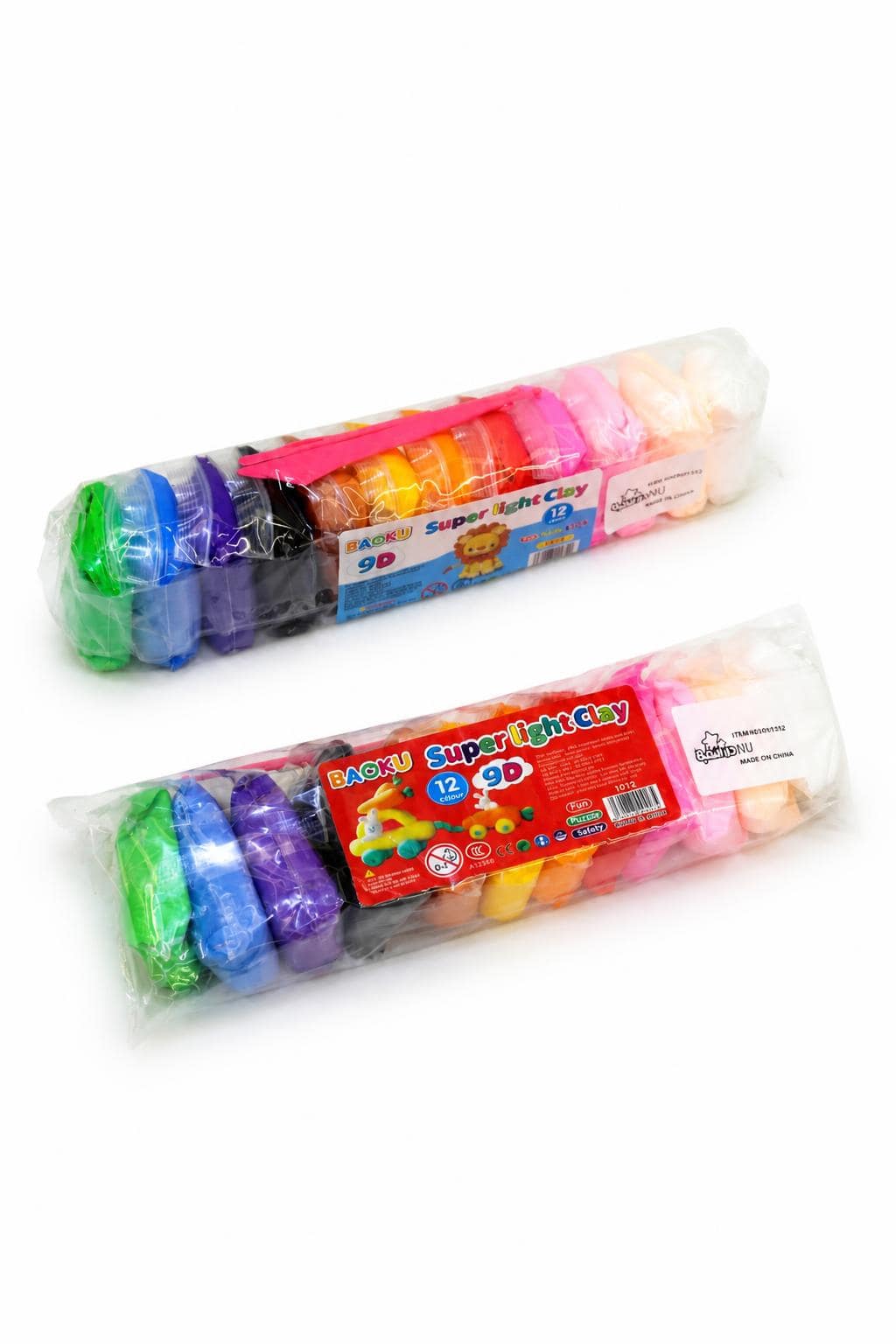 9ed085a2-3b9e-4a07-b904-795cccd86625.jpg معجون فوم BAOKU Super light Clay صغير 12 لون - 16141 - الصورة 1