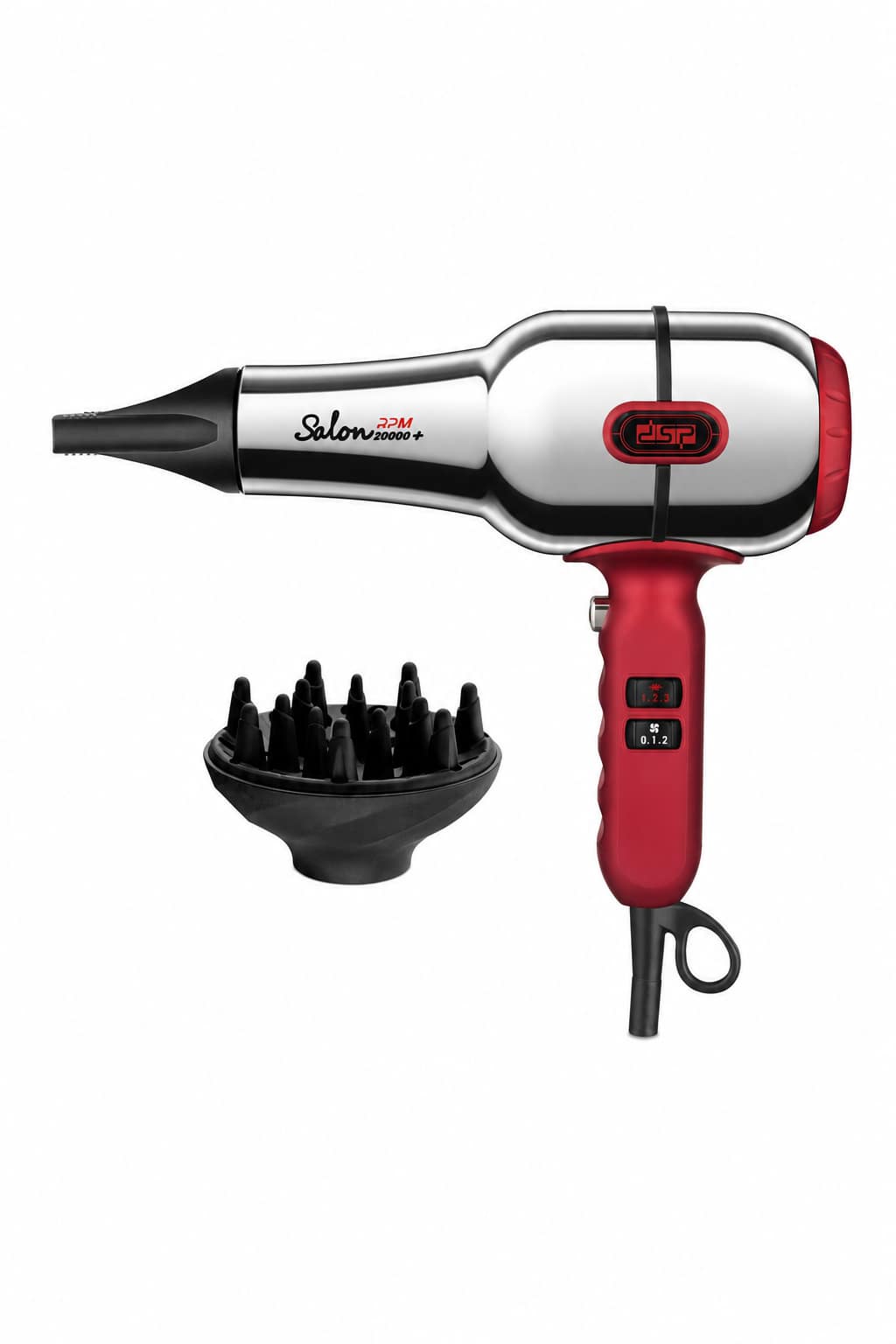65497ce4-9397-4c56-91e9-cfbc7eb0016f.png مجفف شعر DSP 37082 احترافي حتى 2000W و3 درجات حرارة - الصورة 1