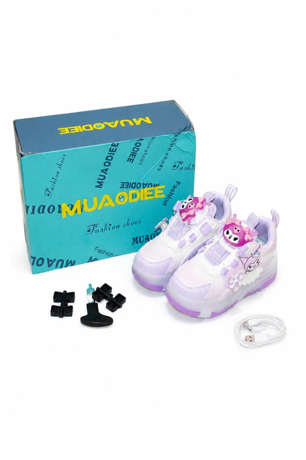 0e28f477-8de7-4d20-ad55-8add1a648b1b.jpg باتيناج أطفال مضيء 9744226 قابل للاستخدام كحذاء عادي - الصورة 1