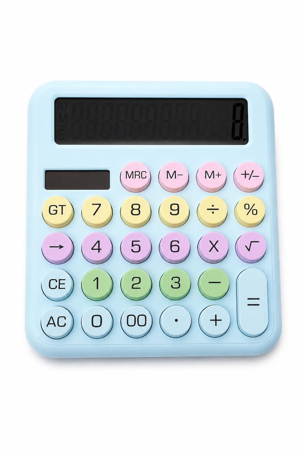 50766da2-fba7-42a9-be1d-bebed0b305ca.jpg آلة حاسبة YGANO بأزرار مارشميلو ملونة - 7590 - الصورة 1