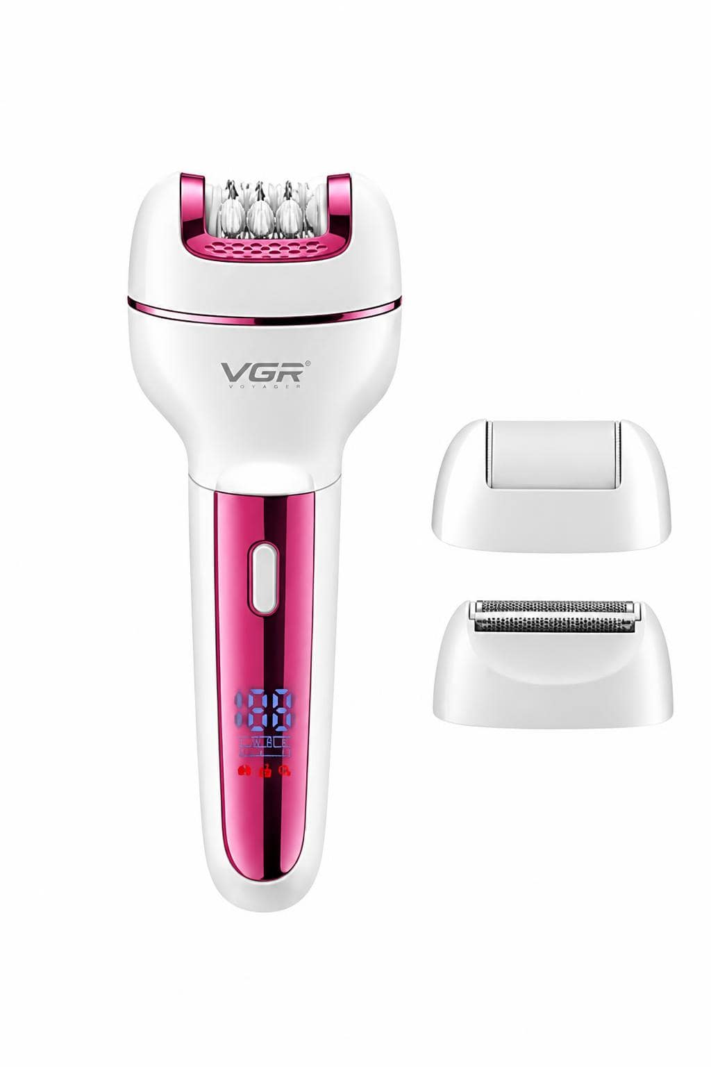 9f9f3ed5-d6b6-4a01-a971-8515dcfea154.jpg ماكينة إزالة الشعر VGR V-732 3 في 1 مع إضاءة LED - الصورة 1