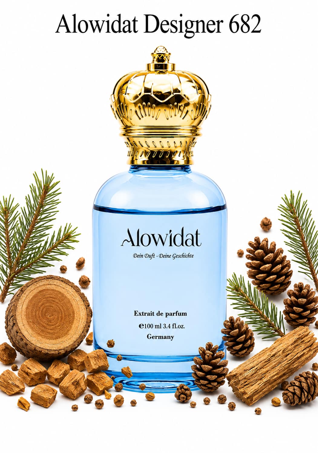 a79a4924-fb8f-40d6-950c-036f0af2ebfe عطر رجالي Alowidat Designer 682 – خشبي عطري بلمسة أرز دافئة - الصورة 1