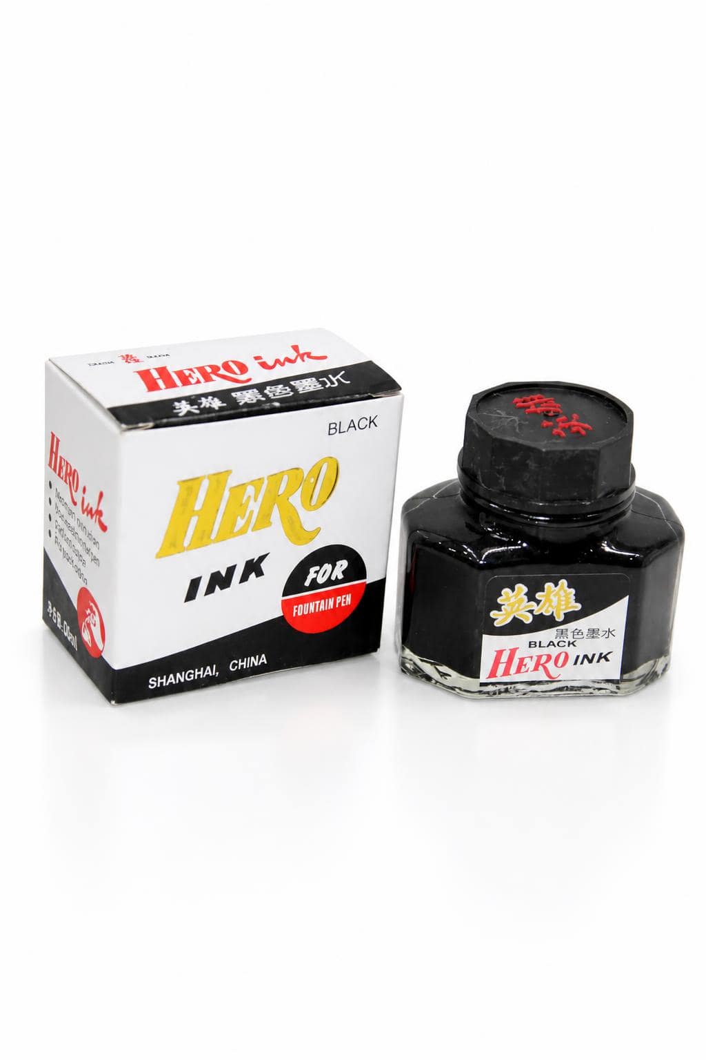 45f001e9-7c55-4b85-a2f2-8d856025b096-1.jpg حبر HERO INK أسود لأقلام الحبر - موديل 5316 - الصورة 1