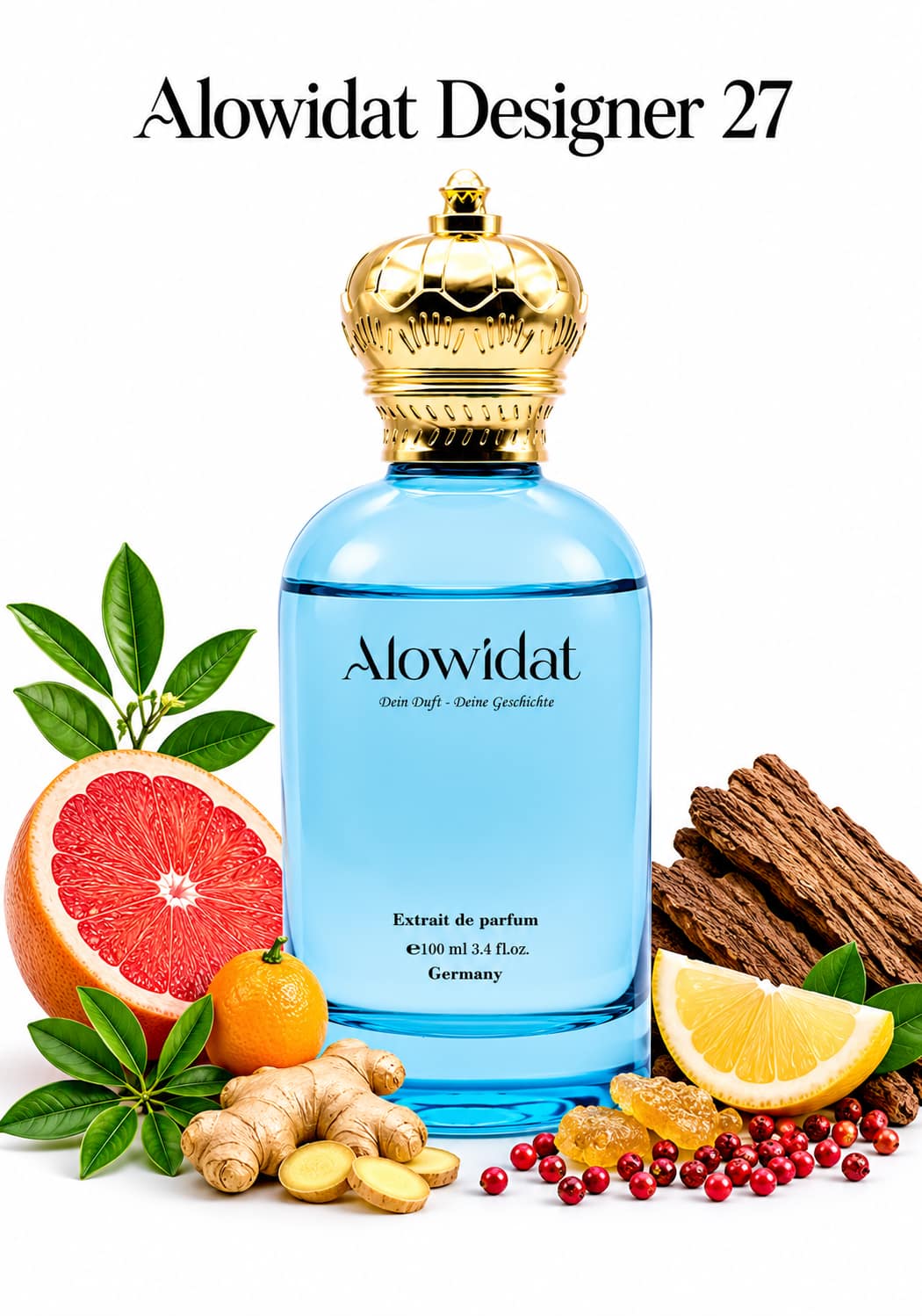 a169b67c-f4d2-42ae-b445-c5b451503053 عطر رجالي Alowidat Designer 27 – حمضي متبّل بلمسة خشبية بخورية - الصورة 1