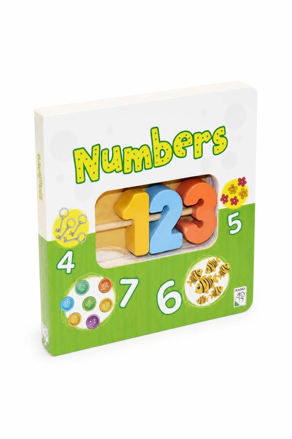 b089b2fe-ae29-4e83-ba56-3cc8fd02ac27.jpg كتاب Numbers التفاعلي بقطع خشبية سميكة - موديل 14729 - الصورة 1