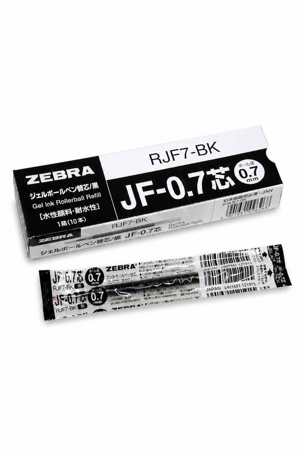 0757b5dc-8ad5-41c0-a929-80736e727f8e.jpg خرطوشة حبر جل ZEBRA RJF7-BK Sarasa Clip 0.7 أسود - الصورة 1