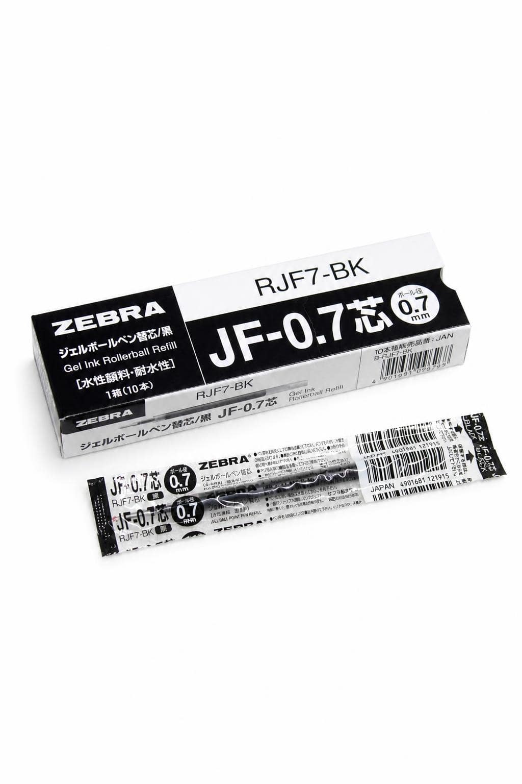 88ab3c17-cf5f-4053-b5dd-5a8e24994655.jpg خراطيش ZEBRA Sarasa Clip 0.7 أسود RJF7-BK - 10 قطع - الصورة 1