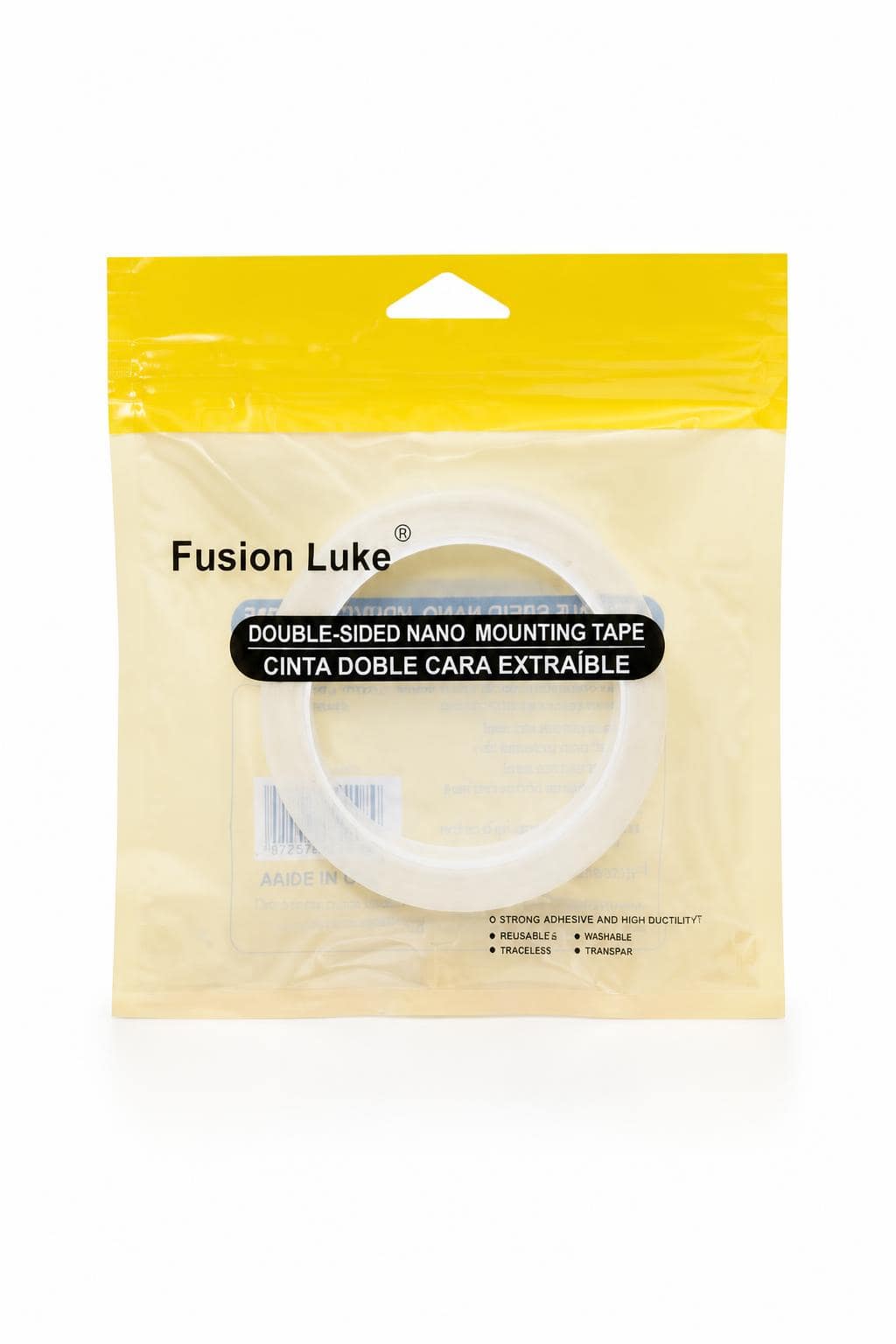 4cf9113b-aad5-4322-aa7c-185a0fdbd5a7.jpg شريط لاصق نانو مزدوج الوجه Fusion Luke موديل 2086351 - الصورة 1