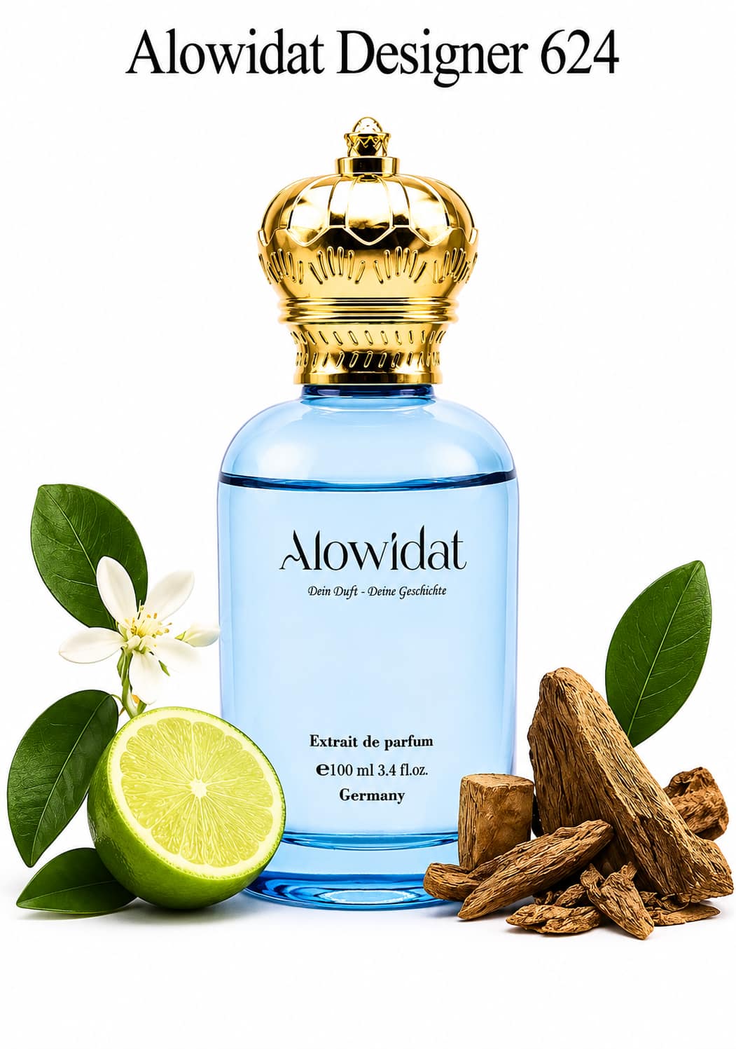 930b2598-a234-4cc8-a2dc-38c2b2c498bc عطر رجالي Alowidat Designer 624 – حمضي أخضر بلمسة زهر البرتقال وخشب دافئ - الصورة 1