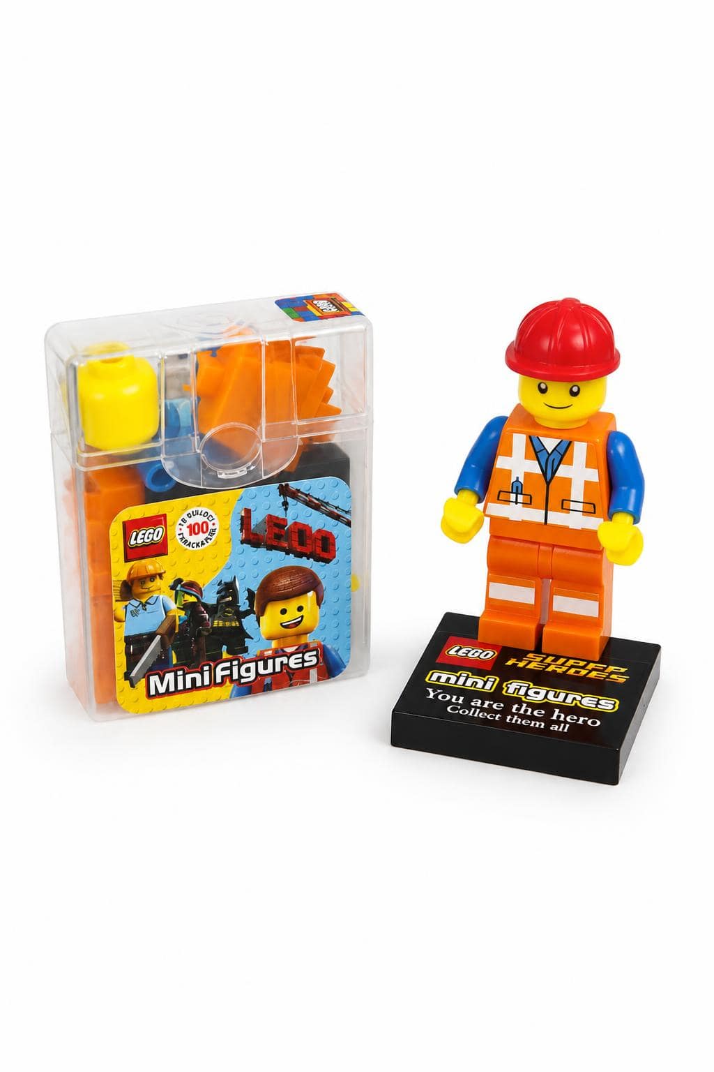 0cc6c213-ae75-4ac0-81c0-317b78f6c748.jpg شخصية LEGO صغيرة عامل بناء مع علبة بلاستيكية - 5367 - الصورة 1