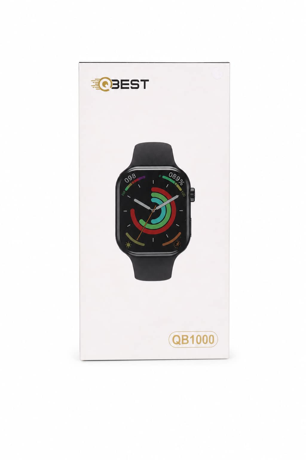 2a49fae7-318f-4ecf-9586-7e471e143b69.png ساعة QBest QB1000 الذكية بشاشة AMOLED 2,3 لرد المكالمات وIP68 - الصورة 1