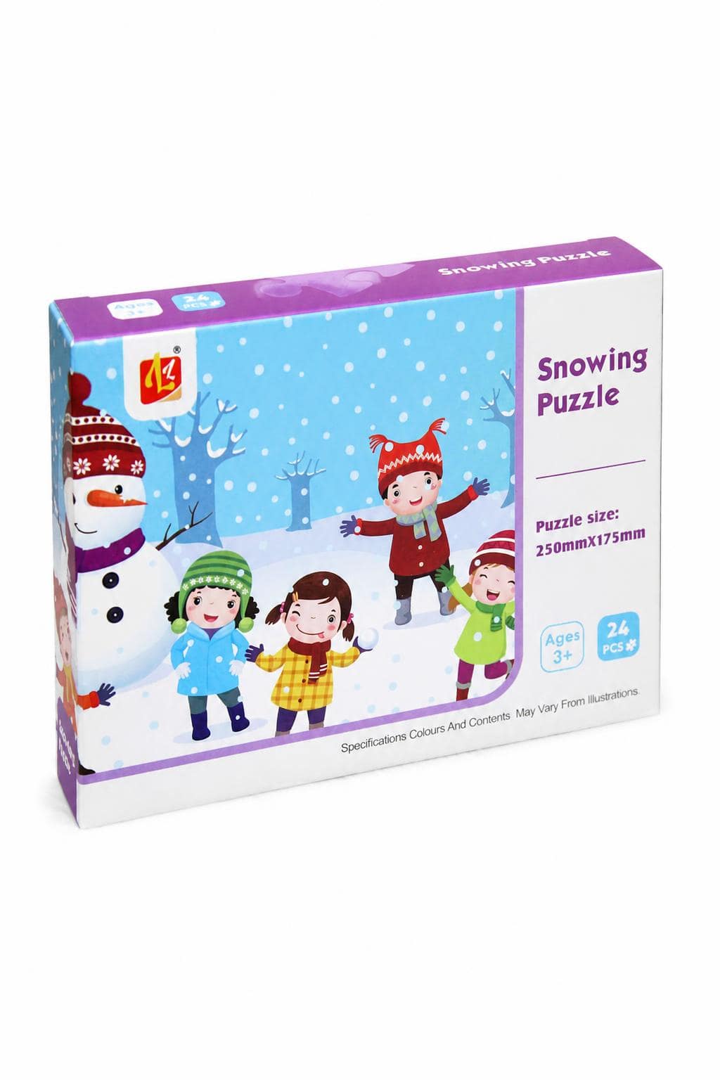 b451cce0-d7ba-4ea2-b8a2-1ea05752550a.jpg بزل Snowing Puzzle للأطفال 3+، 24 قطعة - موديل 5095285 - الصورة 1