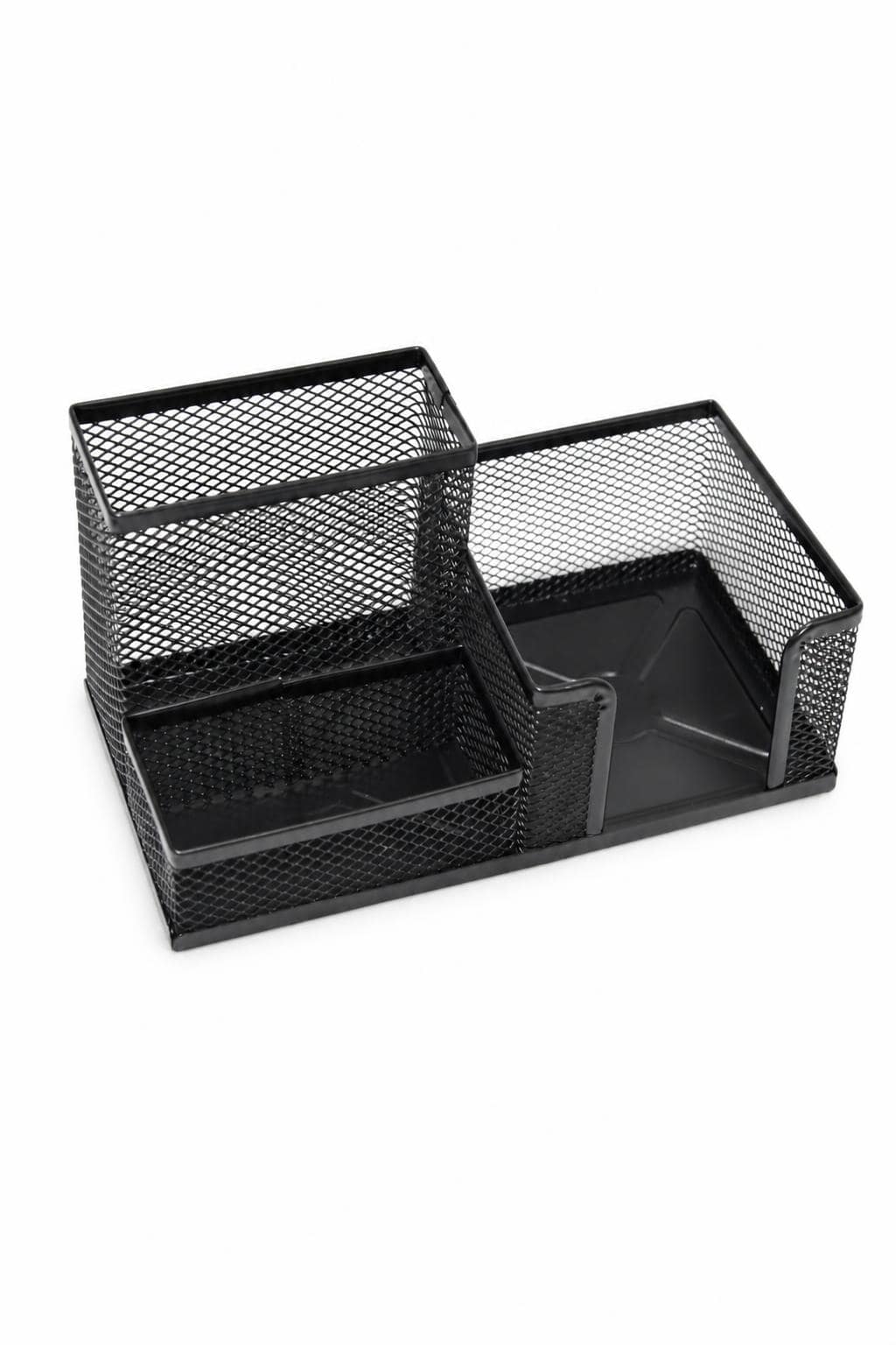 5b622057-f1bd-4bd2-a204-9ad3cb71b2c9.jpg منظم مكتبي ثلاثي شبك معدني أسود موديل 6474799 - الصورة 1