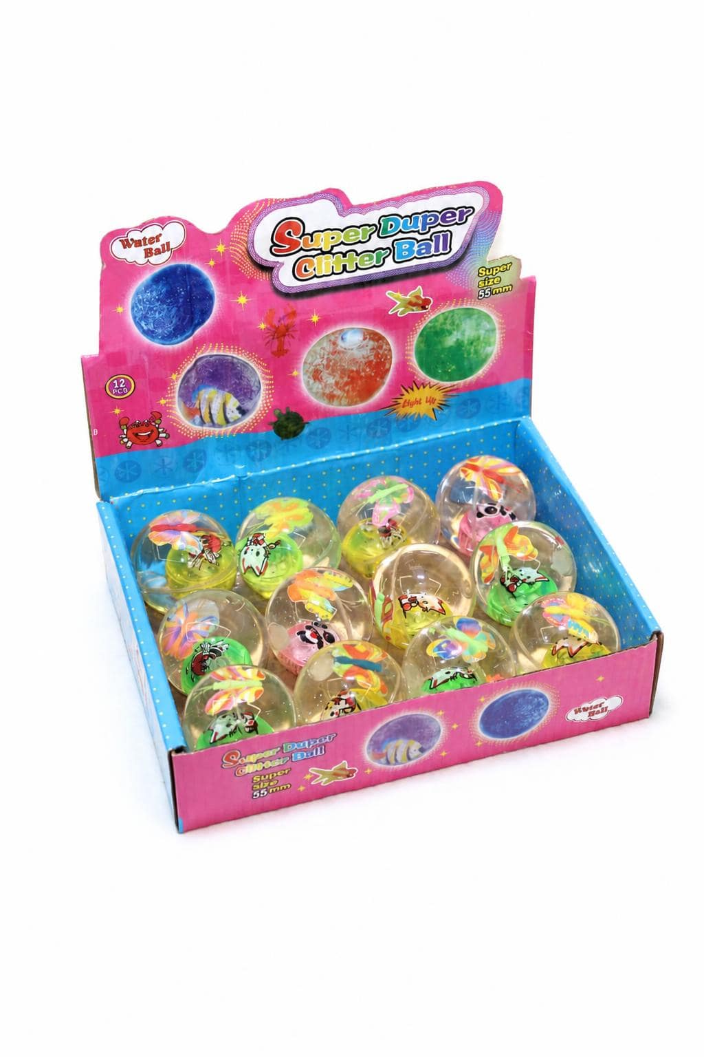 aa8e7418-c296-4fb3-928e-474e7945870c.jpg طابة ماء صغيرة بإضاءة Glitter Ball مقاس 55 mm - موديل 9548531 - الصورة 1