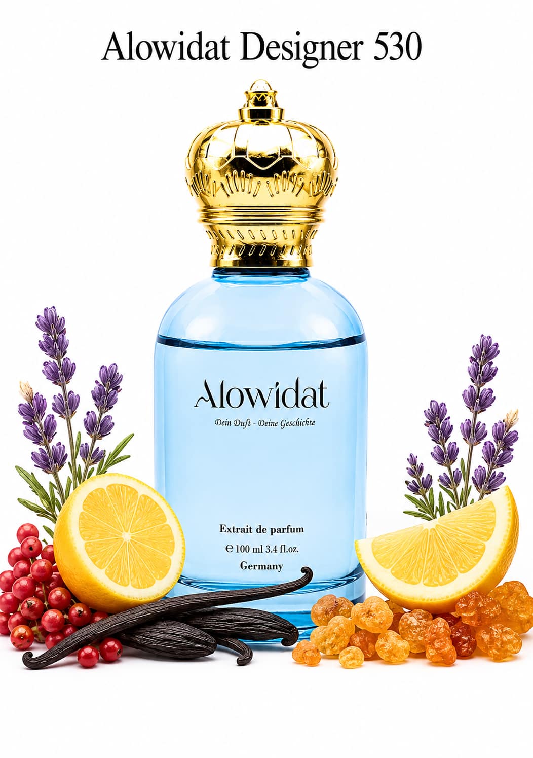 a8c8633d-9741-498f-9cfe-7ea5b0c79f9f عطر رجالي Alowidat Designer 530 – حمضي عطري بلمسة فانيليا وعنبر دافئة - الصورة 1