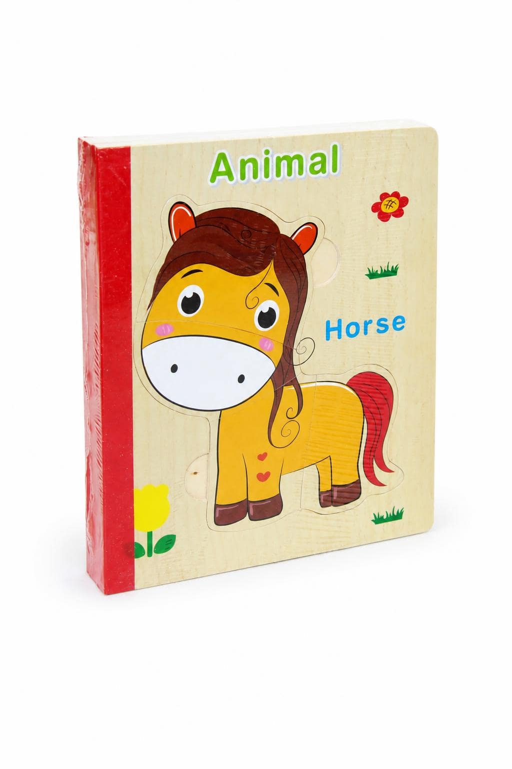 7b20d619-0915-495b-9029-55265b49092c.jpg كتاب بزل خشبي إنكليزي للحيوانات موديل 1753427 - الصورة 1