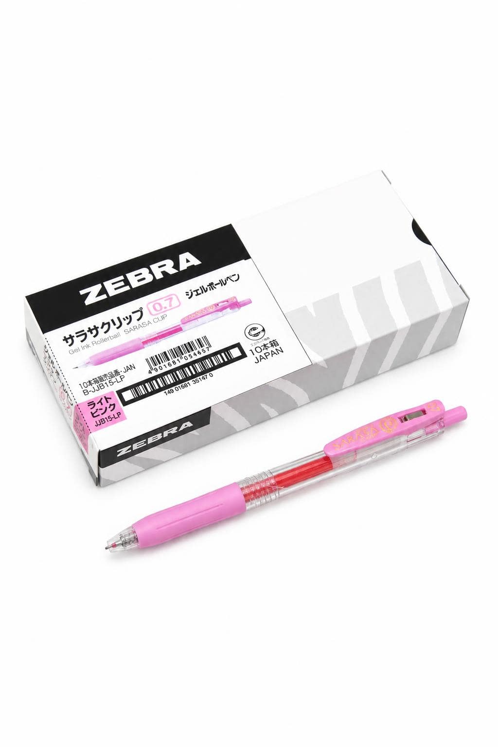 5f8665ac-46ec-4711-801f-f9f4474c0216-1.jpg قلم جل ZEBRA SARASA CLIP 0.7 لون زهري - 12099 - الصورة 1