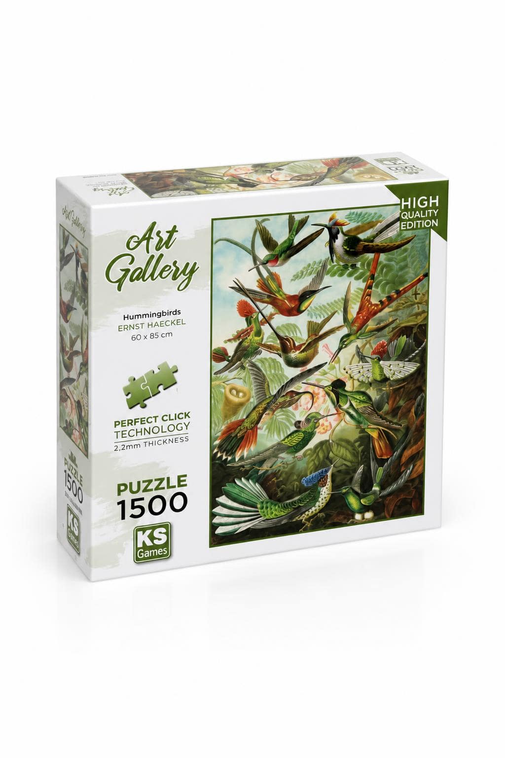 c72e67e0-e76e-4332-bdb8-a72b066b490f.jpg بزل KS Games Art Gallery Hummingbirds 1500 قطعة - 16308 - الصورة 1