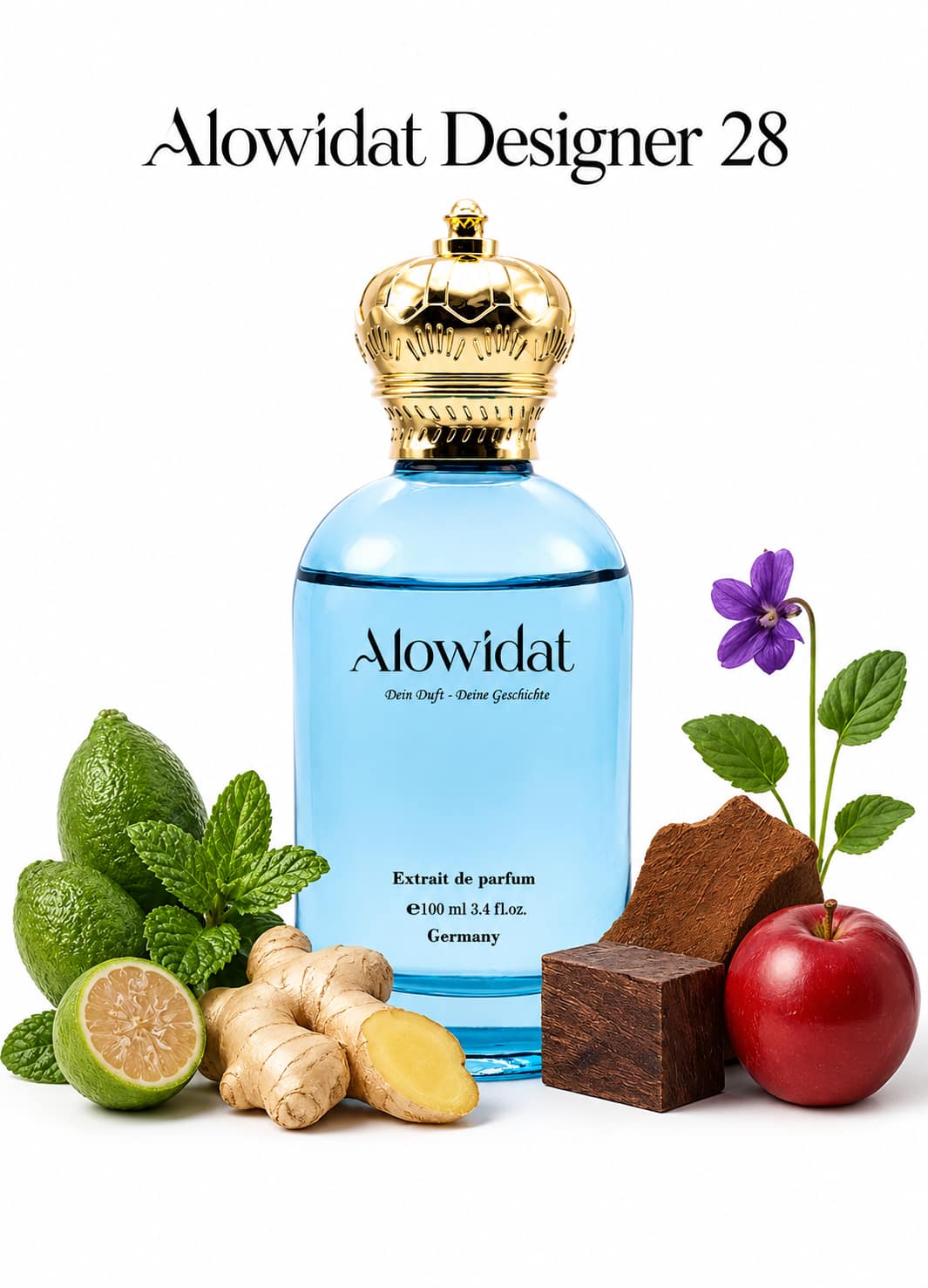 badee9d5-cd6d-4e42-b81e-ddfc98fc1e39 عطر رجالي Alowidat Designer 28 – عطري خشبي بلمسة جلدية عنبرية - الصورة 1