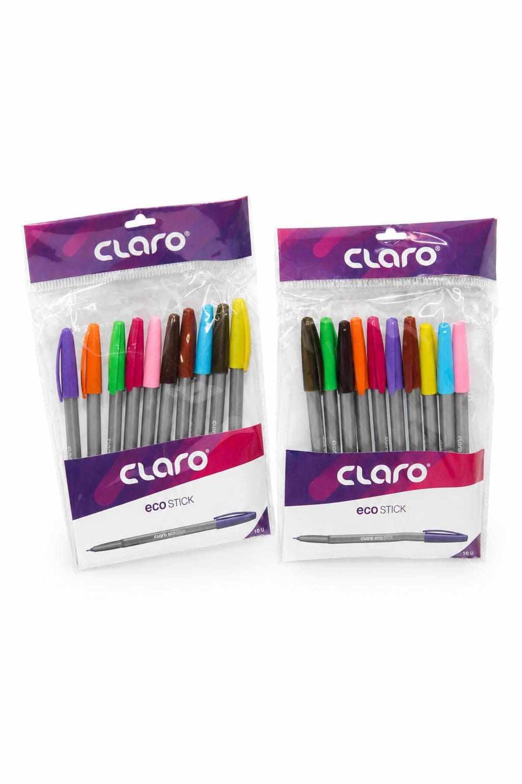 61226237-78a2-4a0c-8e8f-f26af7cd1519.jpg طقم أقلام claro eco STICK بـ10 ألوان - 9096278 - الصورة 1