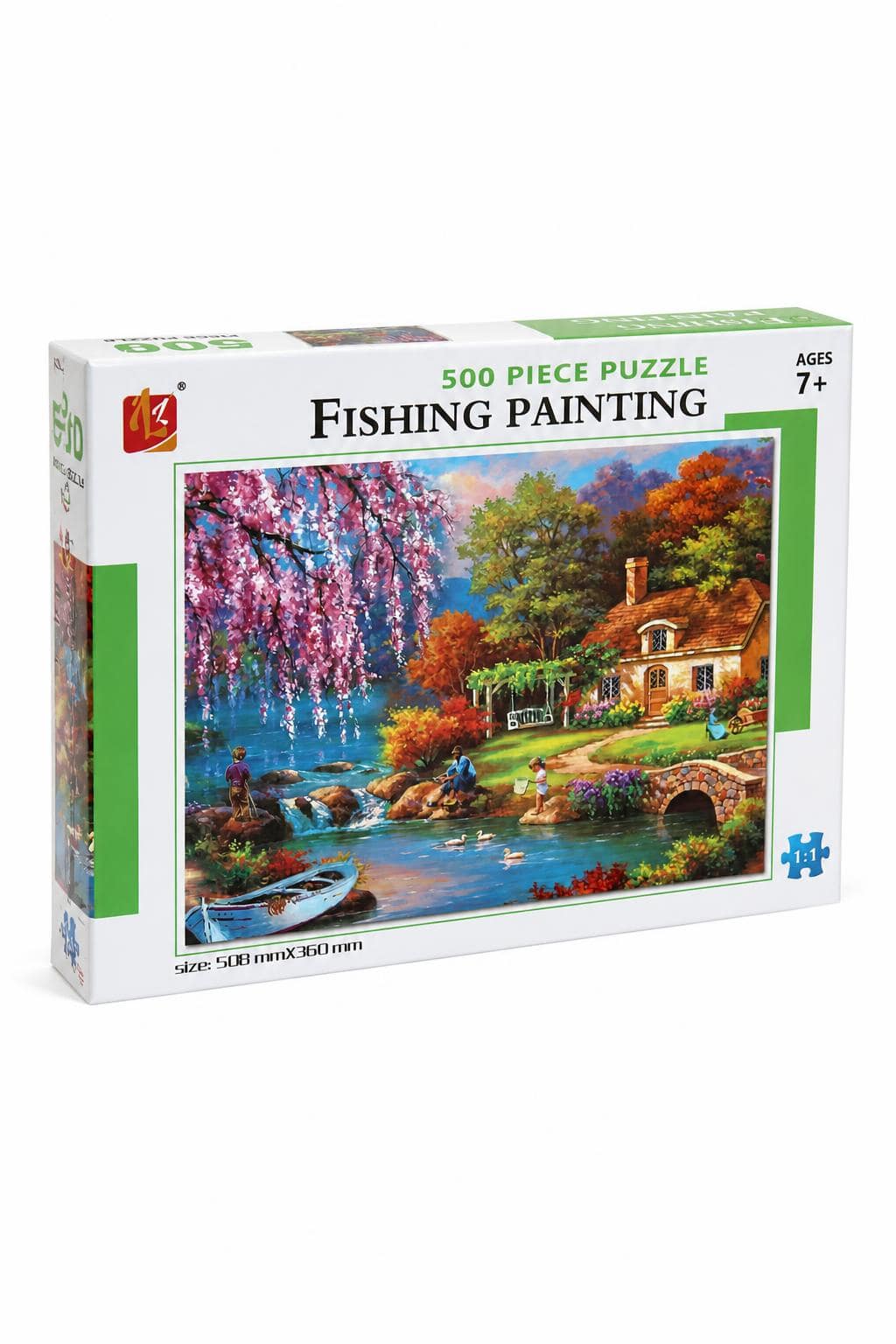 2546dc4c-511a-456c-8d1e-c46eb76bea14-1.jpg علبة بزل Fishing Painting 500 قطعة - موديل 9449439 - الصورة 1