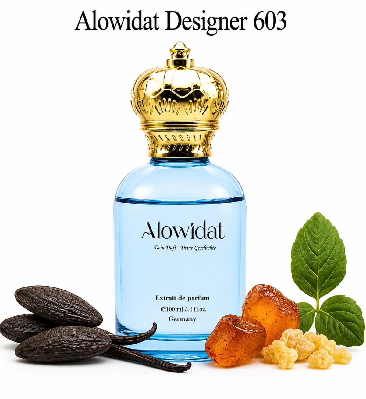 f2eb1c33-e5ca-4397-b734-08d53afe94a8 عطر رجالي Alowidat Designer 603 – عنبري دافئ بلمسة فانيليا وباتشولي - الصورة 1