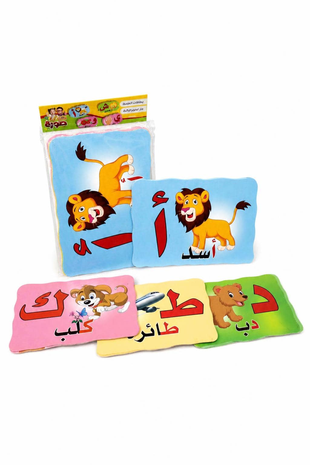 1ed4be95-5abf-43c3-8ccb-c90c312299d5.jpg بطاقات فلاش كارد الحروف العربية التعليمية - 12266 - الصورة 1