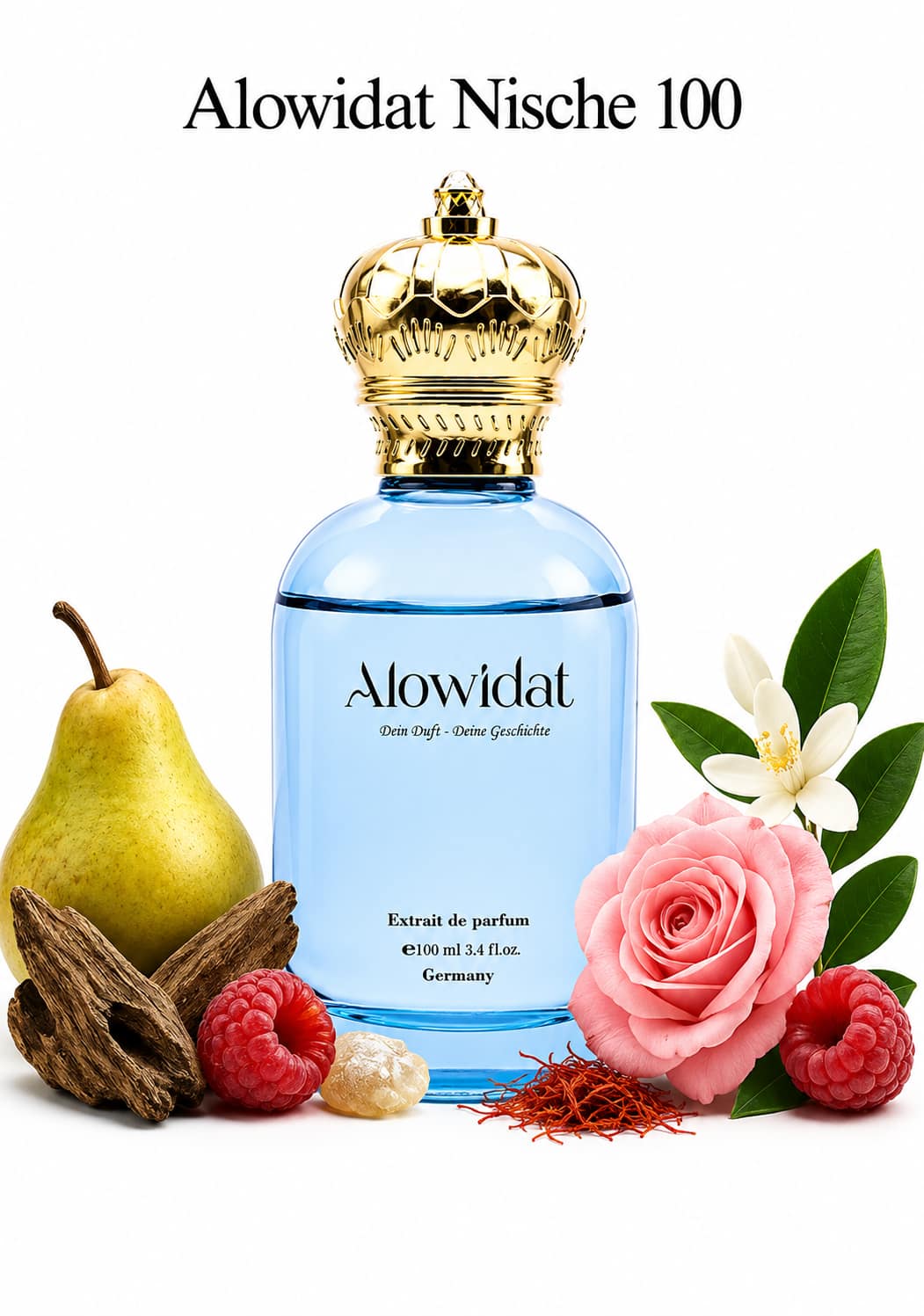 07f52194-add1-4633-a4b0-f8df8dc6380d (1) عطر رجالي Alowidat Nische 100 – فاكهي زهري بلمسة عود ومسك دافئة - الصورة 1