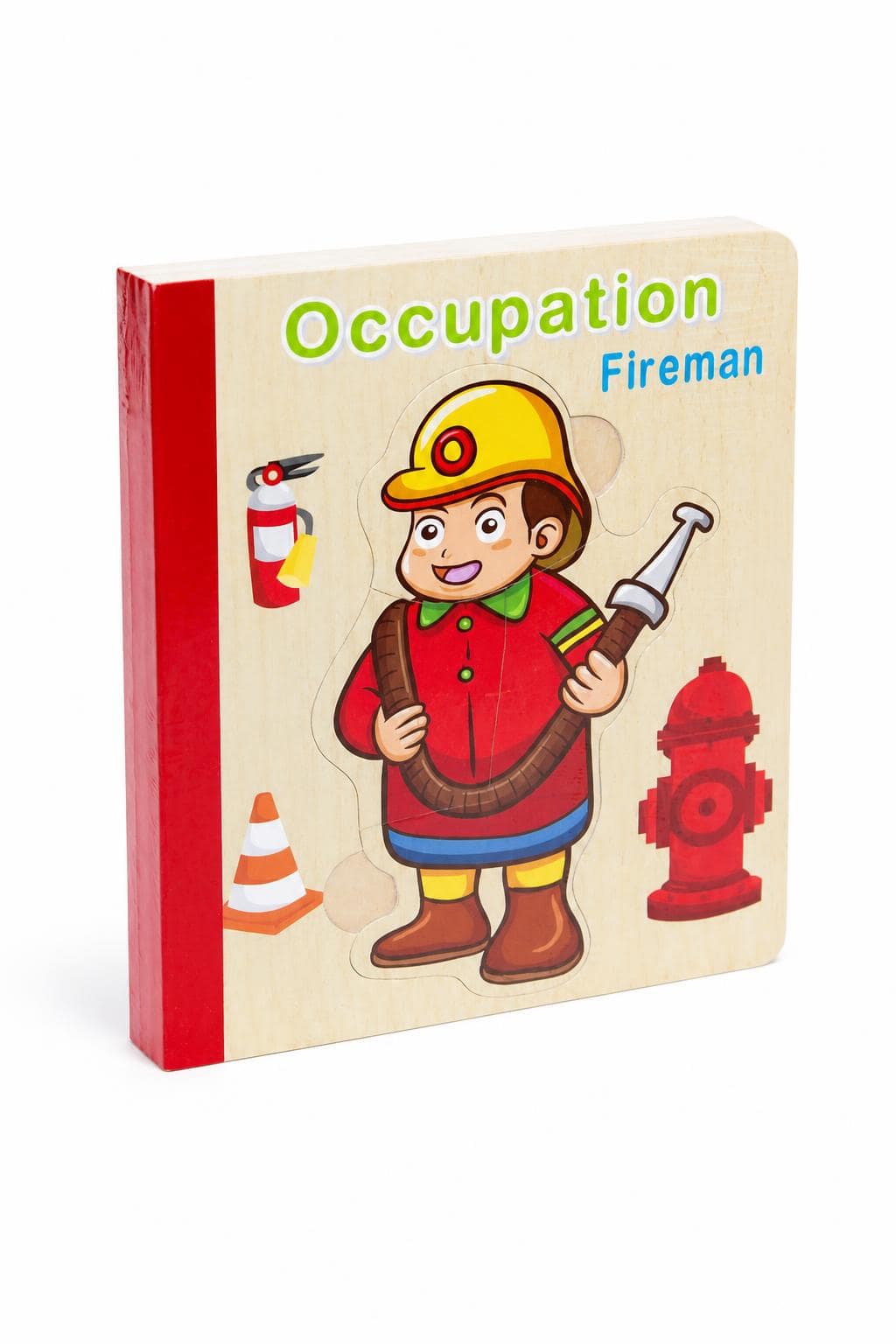 9ca509e0-9430-4954-bc66-be2393094955.jpg كتاب بزل خشبي إنكليزي للمهن - Fireman موديل 2087650 - الصورة 1