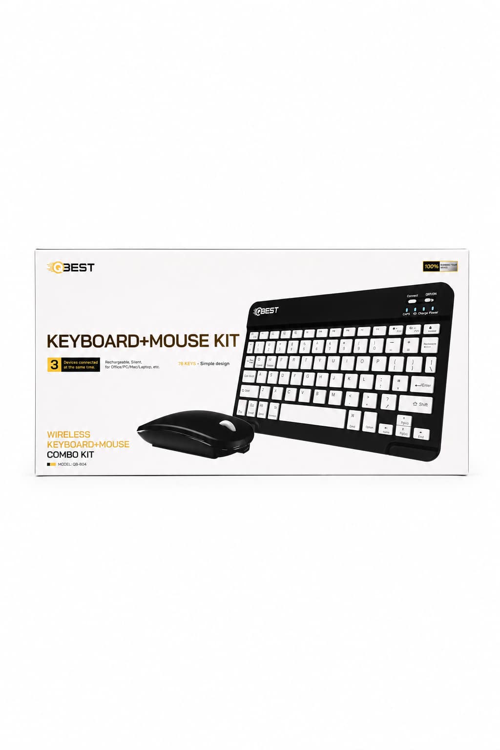 cccef72f-3e16-44fa-a01e-805dbf04339e.png طقم لوحة مفاتيح وماوس لاسلكي QBest QB804 متعدد الأنظمة - الصورة 1