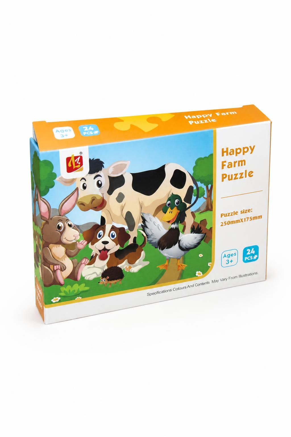 1e62afa5-bd2d-4106-bc00-4e006bad3038-1.jpg بزل Happy Farm Puzzle 24 قطعة للأطفال 3+ موديل 9720995 - الصورة 1